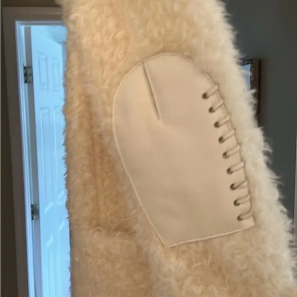 NWT Coach Shearling coat sz S - Picture 7 of 11